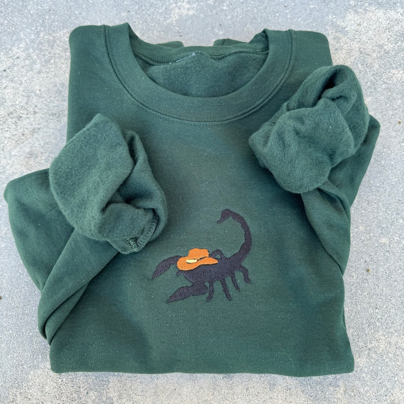 Scorpion Cowboy Embroidered Sweatshi &hellip;