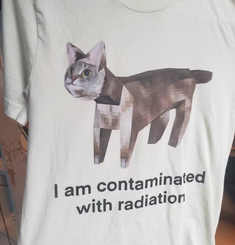 I Am Contaminated Funny Cat Meme Shirt Outfit