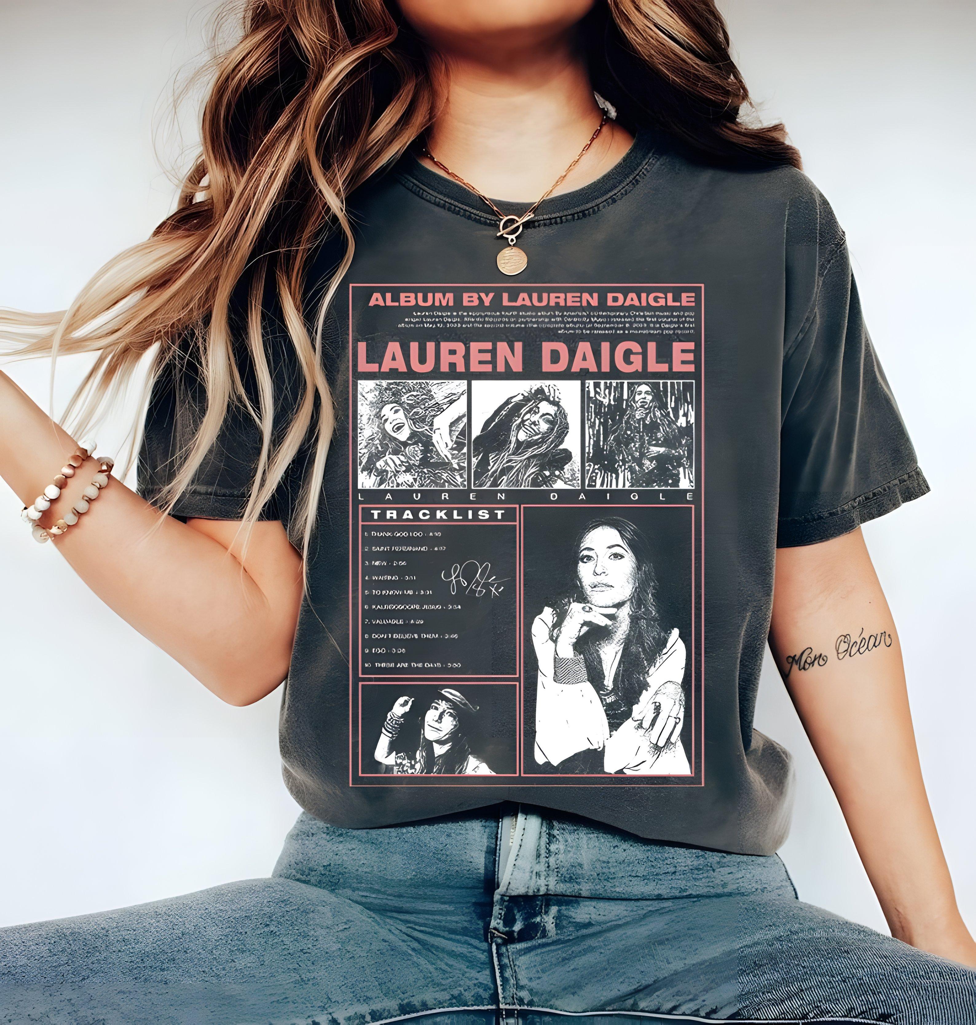 Lauren Daigle Album Tracklist Cover Shirt -new 2024 Lauren Daigle the ...