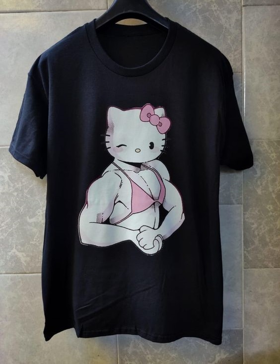 Buff Hello Kitty Muscle Shirt Outfit …