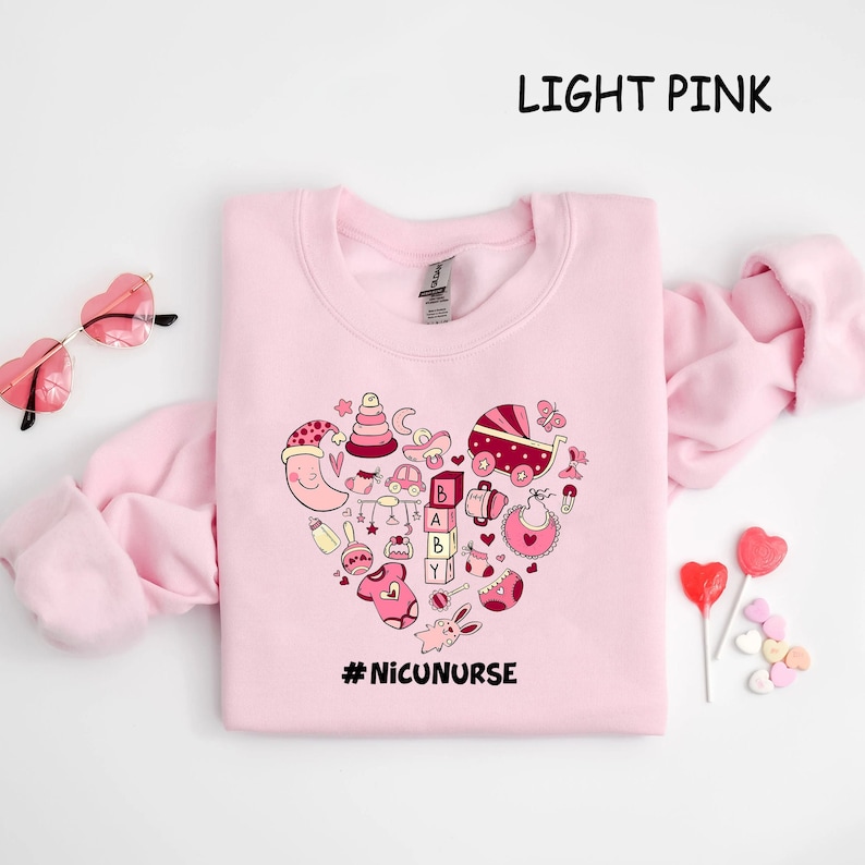 Nurse Shirts, NICU Nurse Hearts Shape, Valentines Day gift for NICU Nurse, Candy Hearts Tee, Funny Conversation Hearts Tshirt Cupid