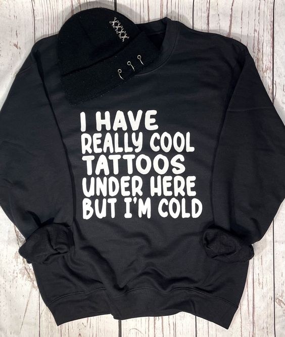 Tattoo Lover Unisex Oversized Sweatshirt, Plus Size Options Available, Graphic Tattoo Shirt, Unique Ink Apparel